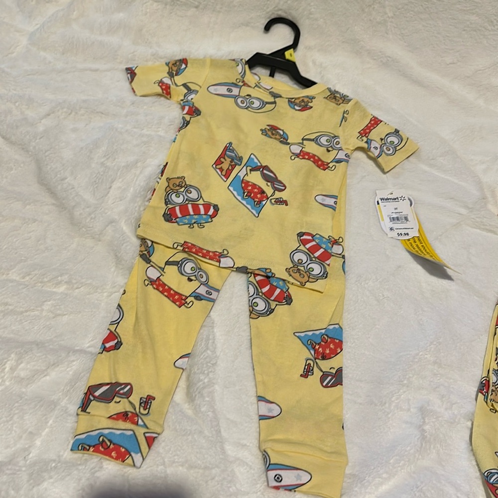 Universal Yellow Minions Print Kids Pajama Set